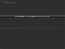 Tablet Screenshot of myflight.com